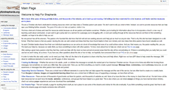 Desktop Screenshot of helpforshepherds.org